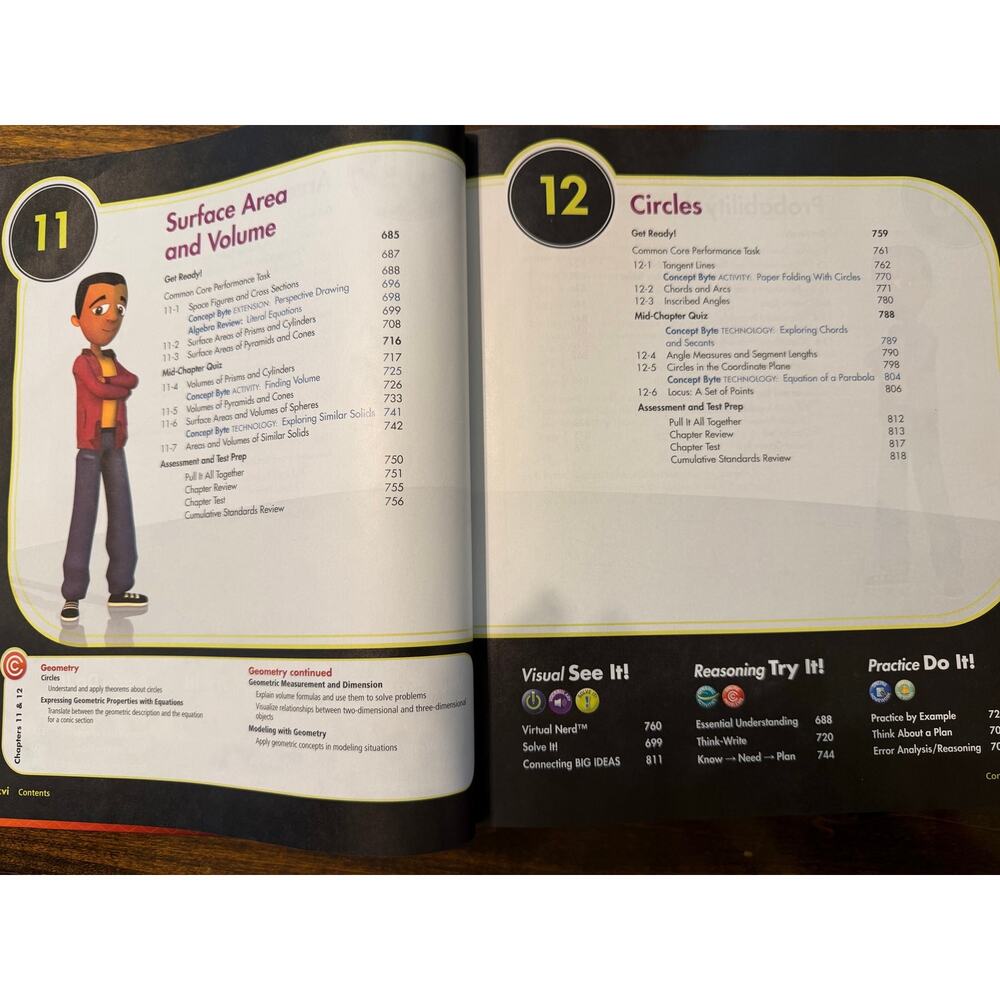 High School Math Geometry Student Edition Textbook Common Core - Picture 11 of 13